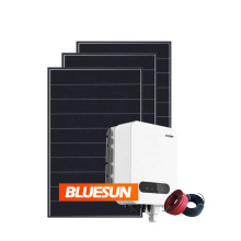 Bluesun single phase on grid solar system 5kw solar electric system home 5kw solar panel set 5000w system